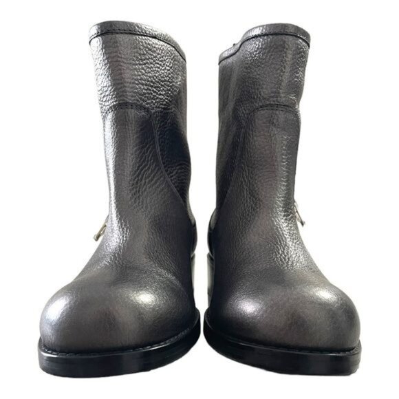 Jimmy Choo Leather Motorcycle Boots - Picture 3 of 10